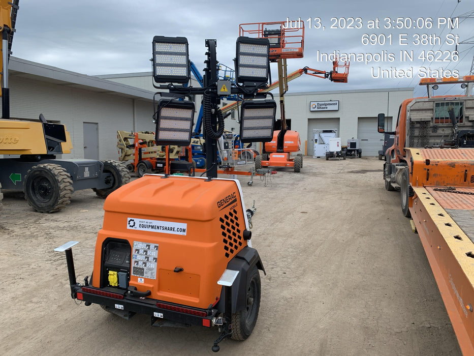 2023 Generac MLT2 Diesel, Flex Switch 120V Input, Powerzone Controller, (4) 320W LED Lights, 4kW Generator, 39.9 Gal Fuel Tank, 2" Ball, T3