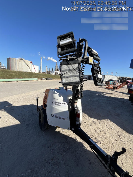 2023 Generac MLT2 Diesel, Flex Switch 120V Input, Powerzone Controller, 
(4) 320W LED Lights, 4kW Generator, 39.9 Gal Fuel Tank, 2" Ball, T3