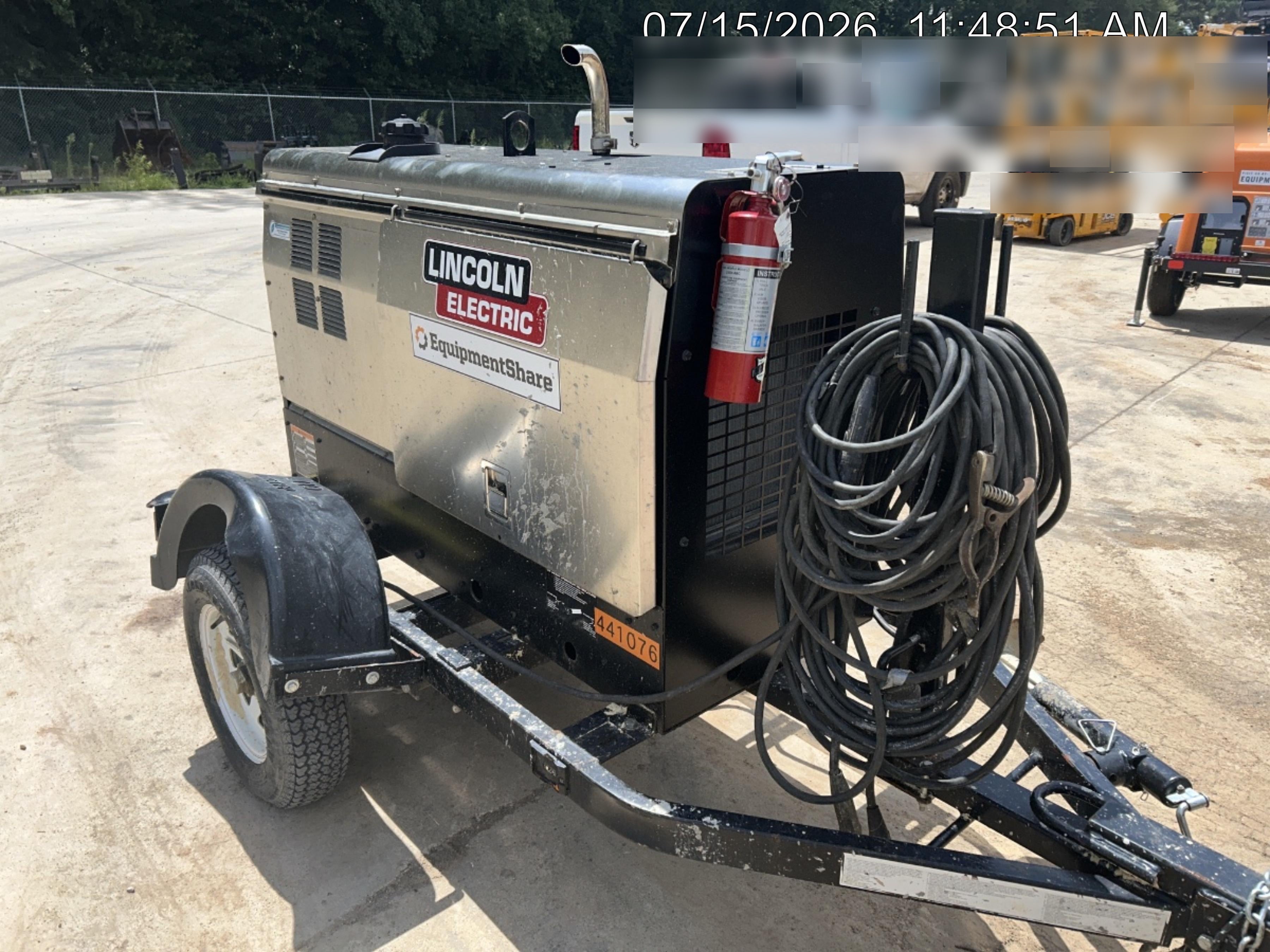 2024 Lincoln Electric LE400 Kubota V1505, Trlr, Cable Rack, Light Kit, ES Decals, T3