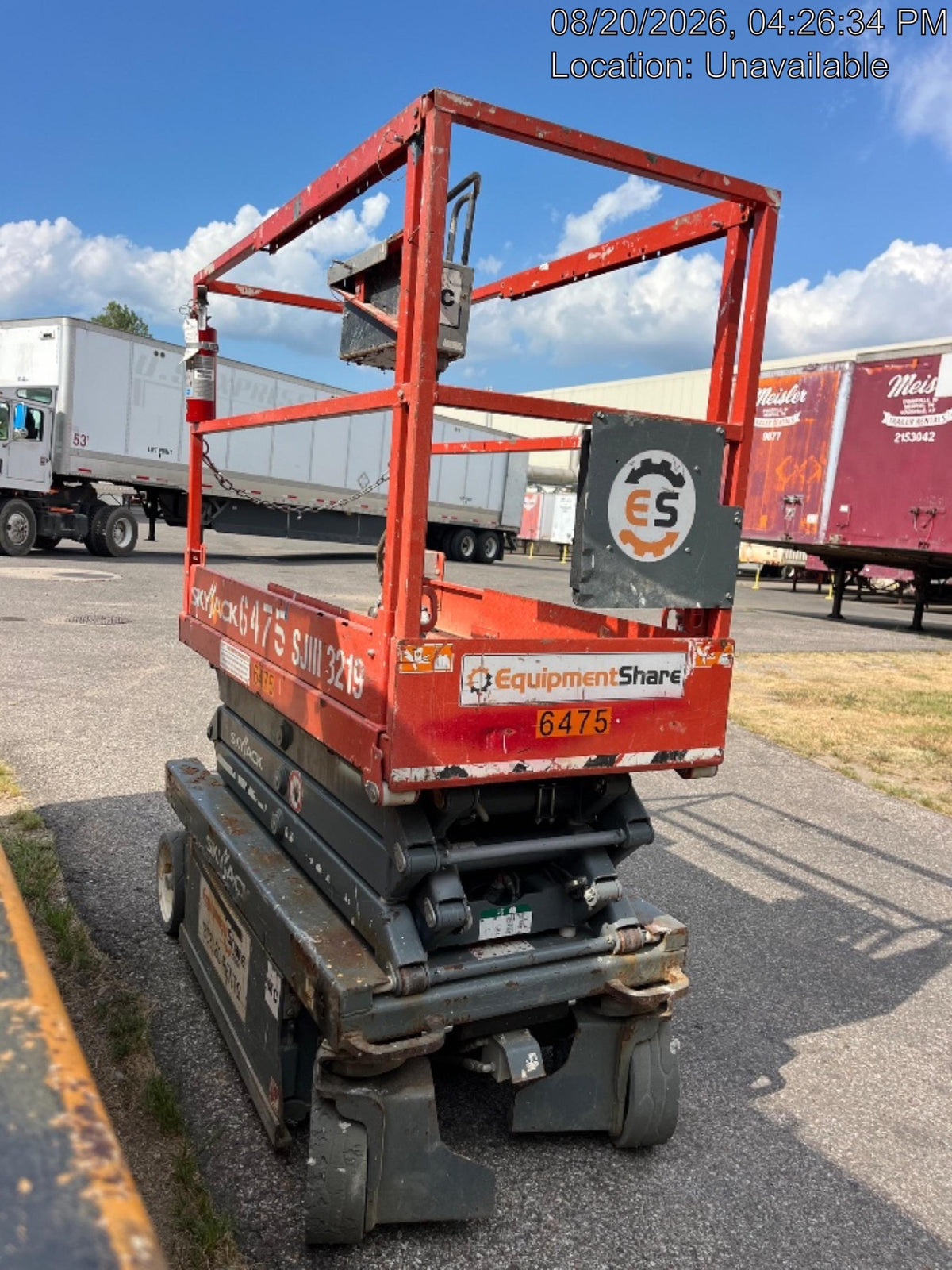 2017 Skyjack SJIII-3219 Skyjack SJ3219, Extended Warranty 5yr/5k hr