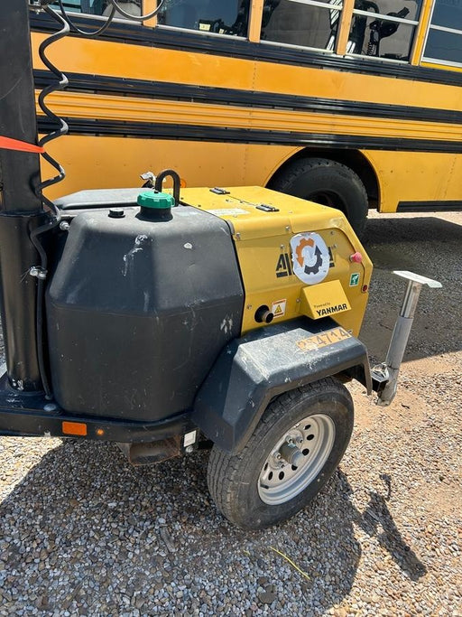 2022 Allmand NLV3GR (4) LED Light Fixture 350W, 23' Vertical Mast, 3kW Prime, Towable, ES Decals, T3