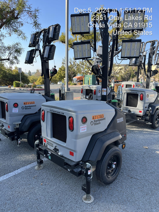 2024 Wacker Neuson LTT4 Diesel, Kohler KDW702, Deep Sea Controller, Auto Start, LED 320W, Bypass Outlet, T3