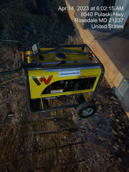 2021 WACKER NEUSON GP6600A