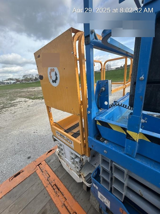 Custom Equipment HB-1430 Hy-Brid Scissor Lift
Platform capacity up to 670 lbs
Working height up to 20 ft
Weighs under 1,700 lbs
Non-marking wheels