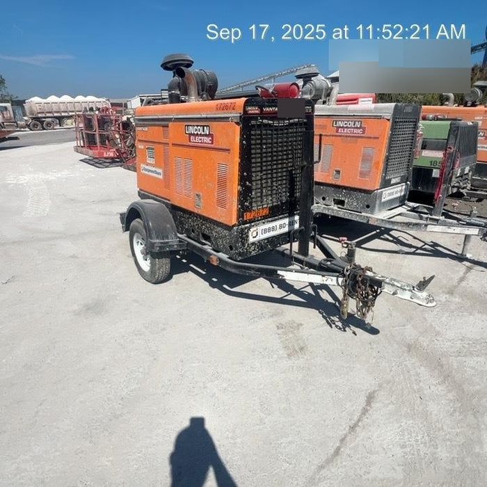 2021 Lincoln Electric Vantage 549X Ready Pak 3, ORANGE (includes trailer, cable rack, fender light kit)