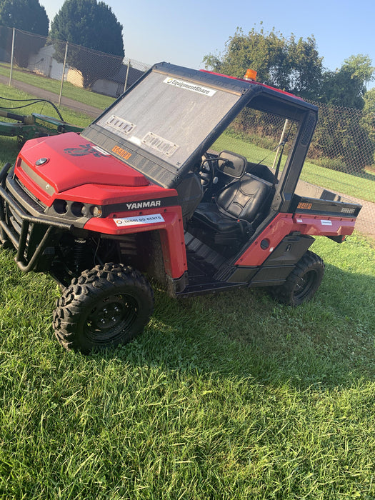 2021 Yanmar YU1000 Canopy, Steel Wheel, Poly WindShield, Beacon, Backup Alarm