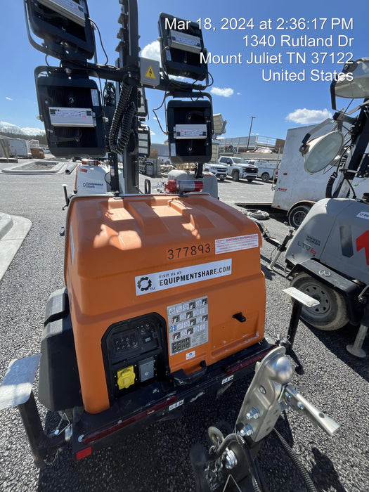 2023 Generac MLT2 Diesel, Flex Switch 120V Input, Powerzone Controller, 
(4) 320W LED Lights, 4kW Generator, 39.9 Gal Fuel Tank, 2" Ball, T3