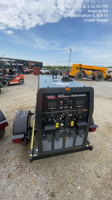 2024 Lincoln Electric Dual Maverick 200/200X Ready Pak 3, Includes Trailer, Cable Rack, Fender Light Kit K4382-1-RP3