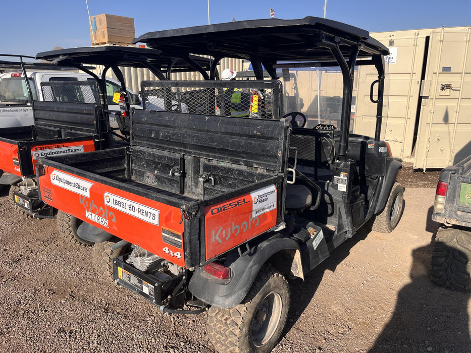 2022 Kubota RTV-X1140W-H Plastic Canopy, Windshield Acrylic Clear, LED Strobe Light, Wire Harness Kit, Back up Alarm