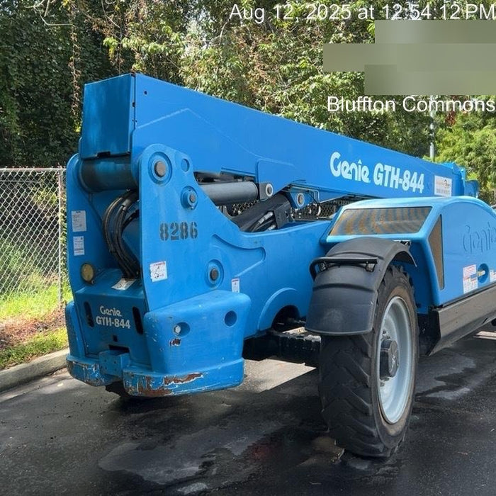 2018 Genie GTH-844 Genie GTH-844D w/Open ROPS, FF Tires, Work Light/Beacon, 60" Carriage and Forks