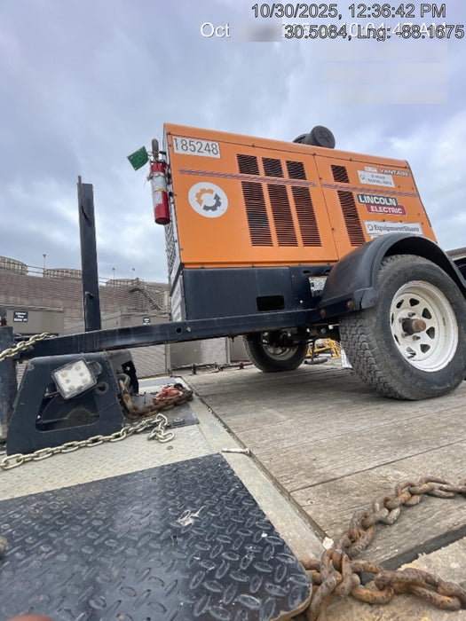 2021 Lincoln Electric Vantage 549X Ready Pak 3, ORANGE (includes trailer, cable rack, fender light kit)