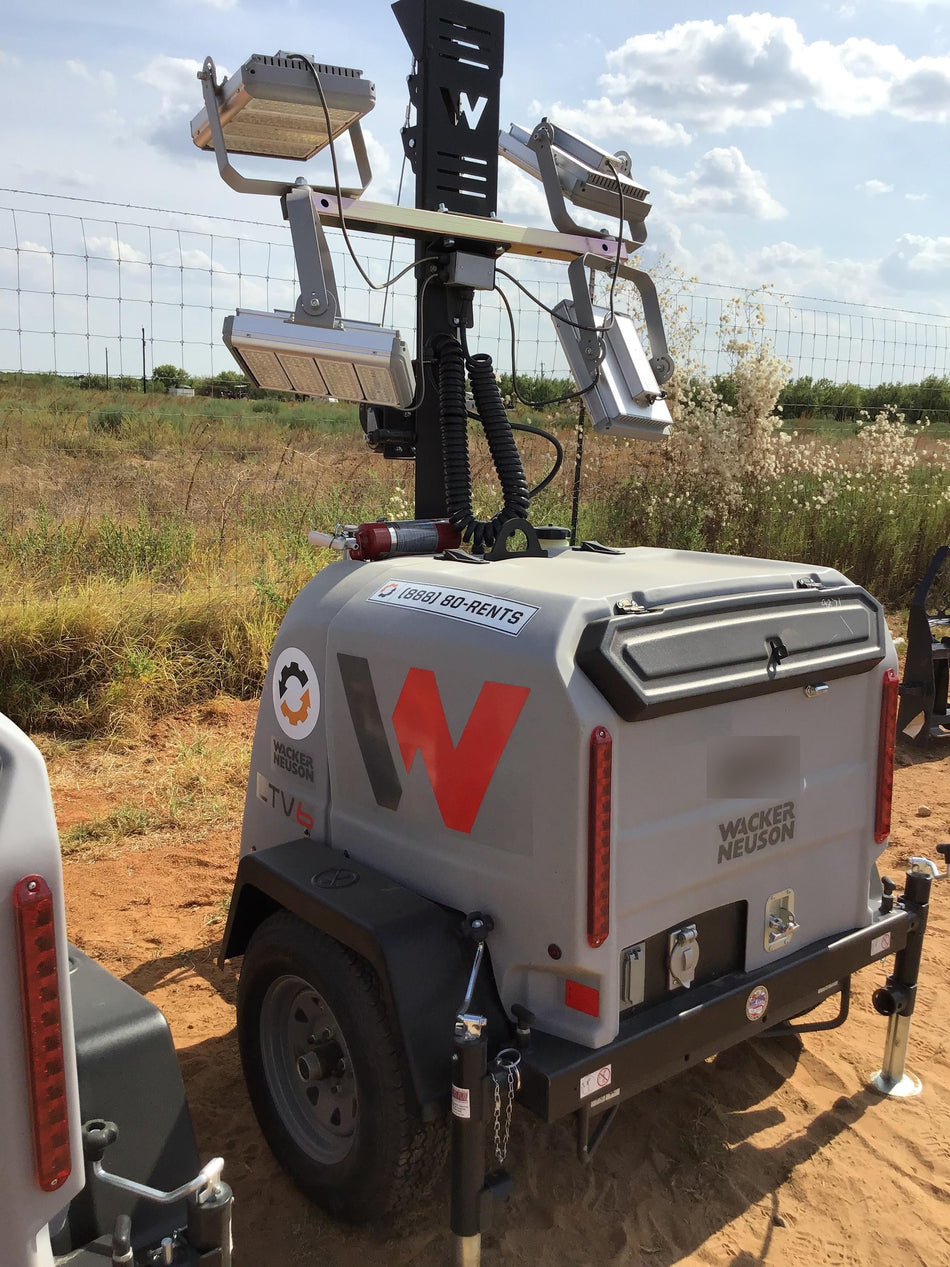 2019 Wacker Neuson LTV6K-LED LTV6K Light Tower, LED 300W, Telematics EQ SH Kubota