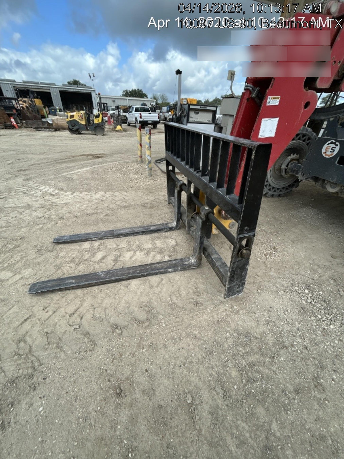 2018 Manitou MTA8044 MTA 8044 - 74 HP T4, Canopy, Worklights/Strobe, Beacon, 66" Carriage, 48" Forks, Solid Tires, Lift Hook, Aux Hydraulics