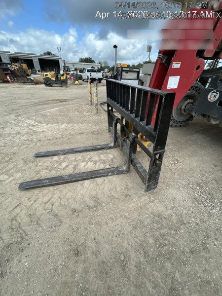 2018 Manitou MTA8044 MTA 8044 - 74 HP T4, Canopy, Worklights/Strobe, Beacon, 66" Carriage, 48" Forks, Solid Tires, Lift Hook, Aux Hydraulics