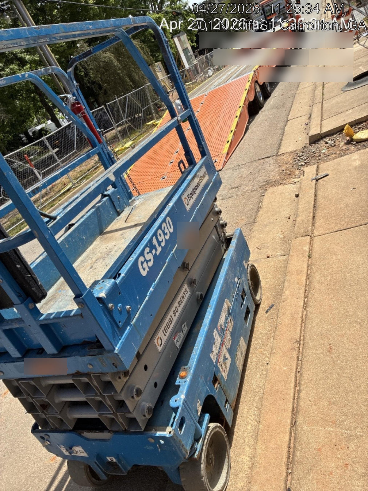 2020 Genie GS-1930 Fixed rails with chain entry gate - Pre A92.20