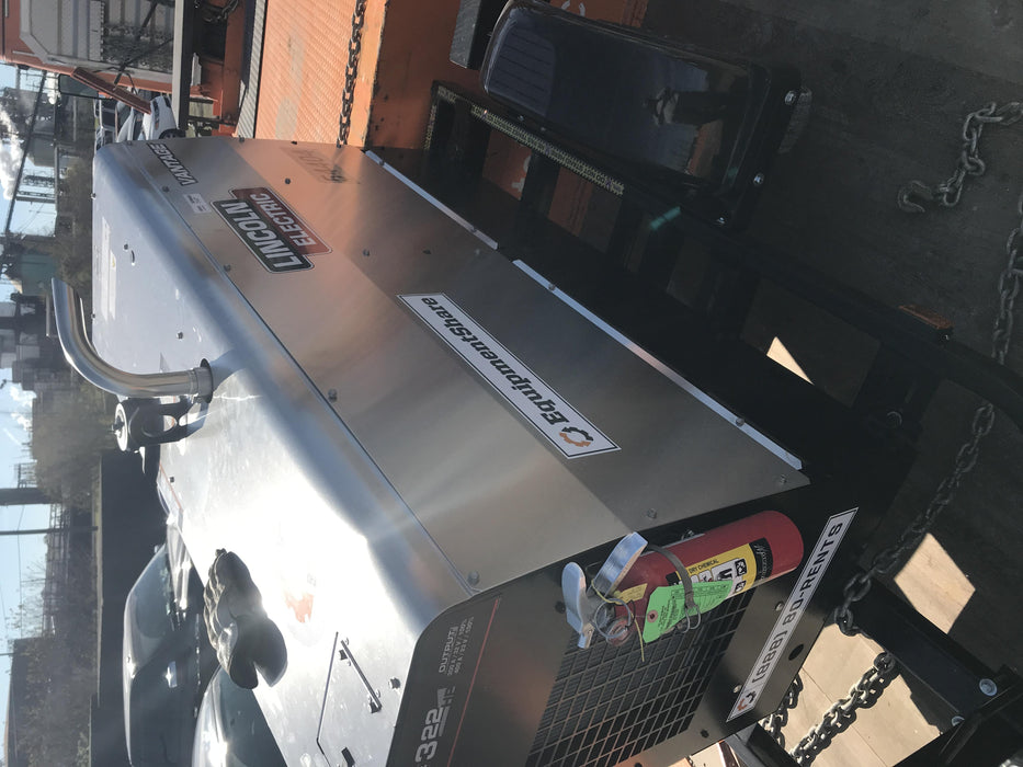 2019 Lincoln Electric Vantage 322 Welder Ready-Pak 3, Two wheel trailer, Fender and Light kit, Cable Rack