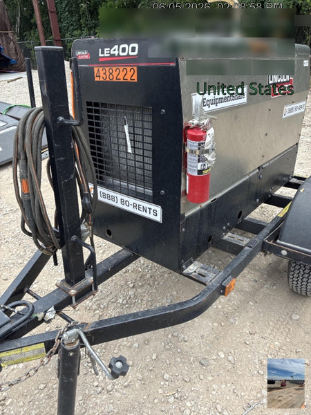 2024 Lincoln Electric LE400 Kubota V1505, Trlr, Cable Rack, Light Kit, ES Decals, T3