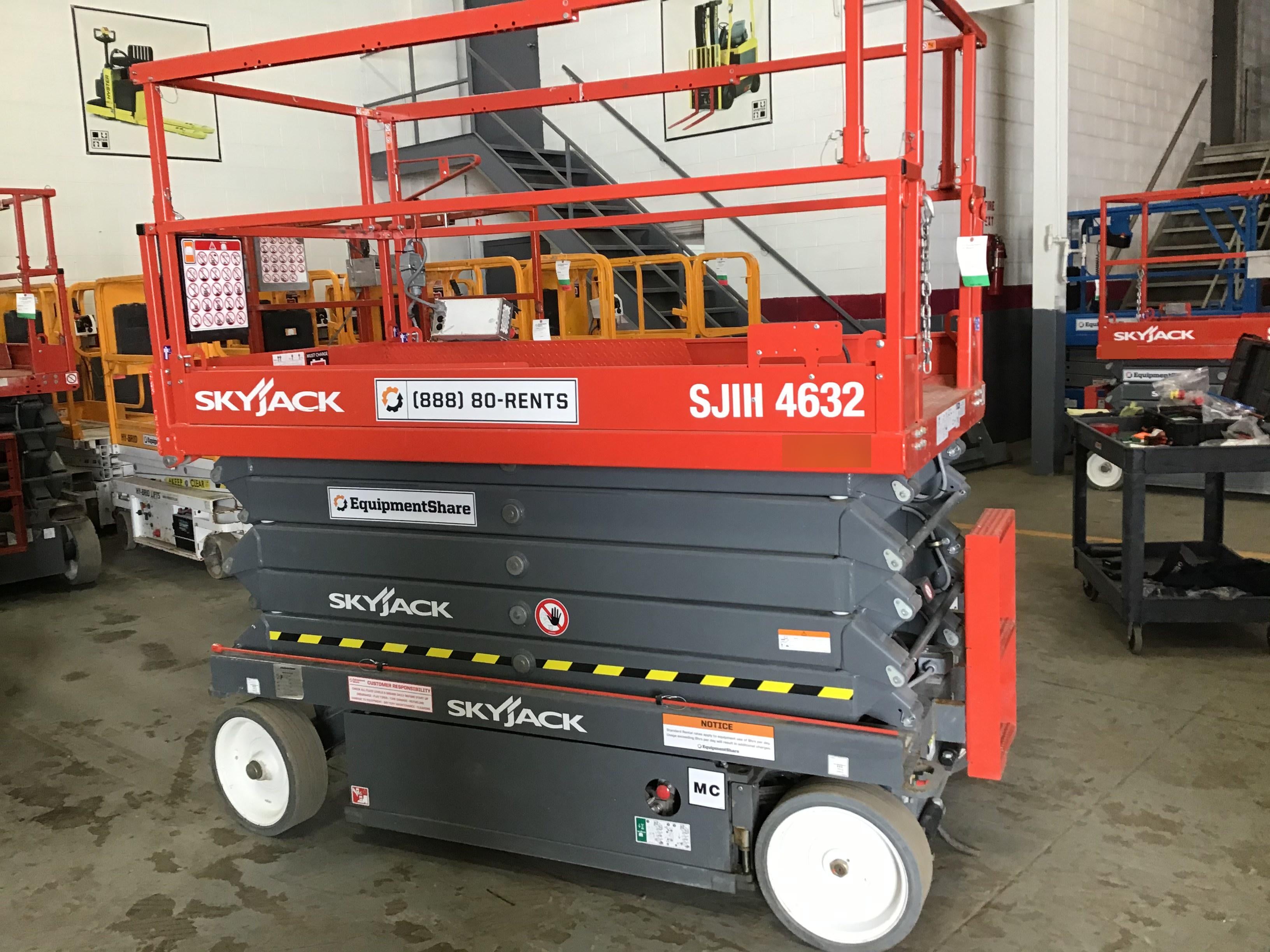 2018 Skyjack SJIII-4632 Standard Rental Specs