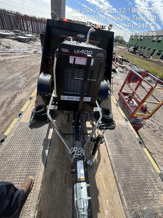 2024 Lincoln Electric LE400 Kubota V1505, Trlr, Cable Rack, Light Kit, ES Decals, T3