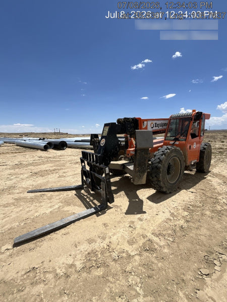 2020 Skytrak 10054 Cab/Heat/Air, Solid Tires, Work Lights, Beacon, Aux Hydraulics, Back up Alarm, Lifting Eye, ES Decals