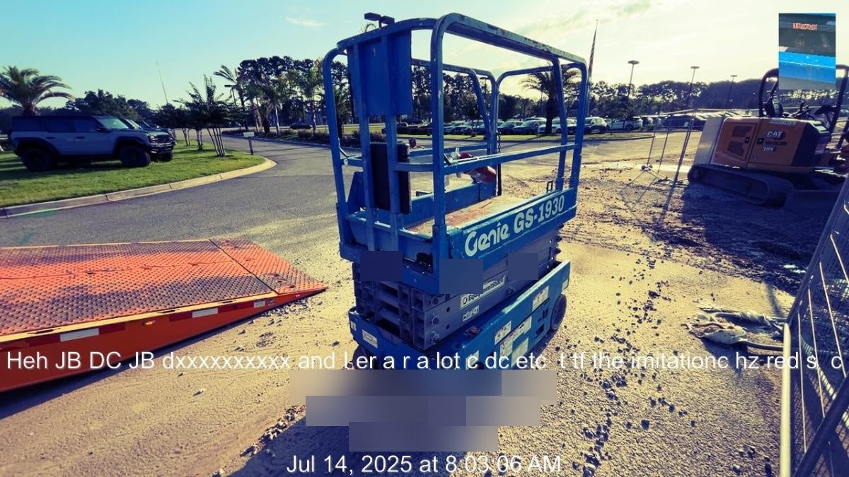 2018 Genie GS-1930 Genie GS-1930 w/Fixed Rail, Chain Entry
