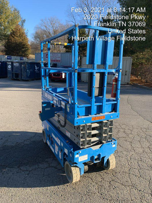 2020 Genie GS-1930 Solid Non Marking Tires, Beacon, Folding rails with half height swing gate