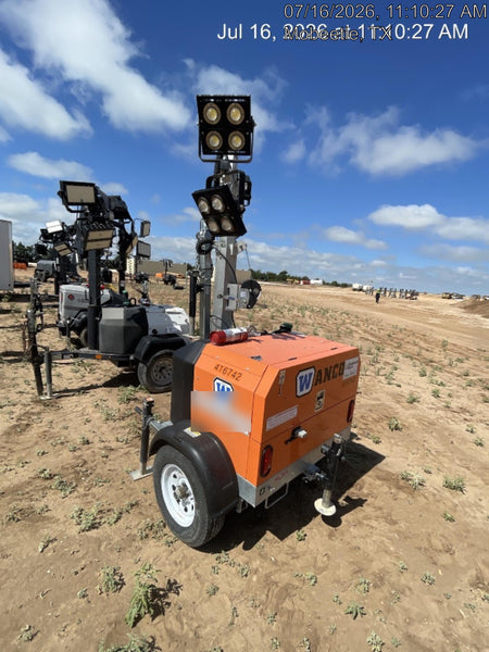 2024 Wanco WLTT-4MM4K Diesel, Deep Sea Controller, Shore Power Plug, Auto Start, (4) 350W LED Floodlights, 4kW Generator, 60 Gal Fuel Tank, 2" Ball, T3