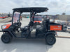 2022 Kubota RTV-X1140W-H Plastic Canopy, Windshield Acrylic Clear, LED Strobe Light, Wire Harness Kit, Back up Alarm