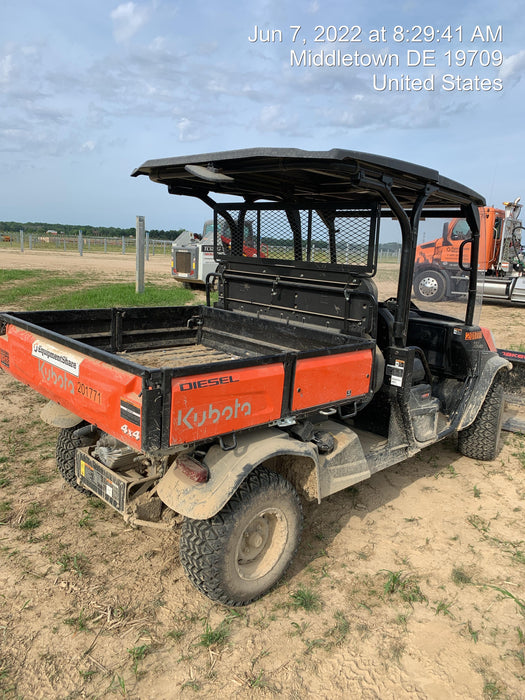 2022 Kubota RTV-X1140W-H Plastic Canopy, Windshield Acrylic Clear, LED Strobe Light, Wire Harness Kit, Back up Alarm