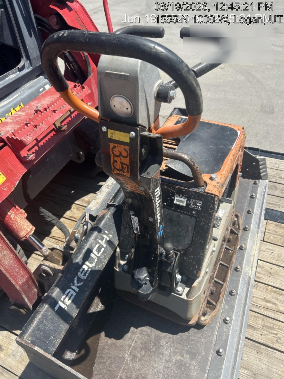2023 Multiquip MV308GH Honda GX270, 18" Plate, Tachometer