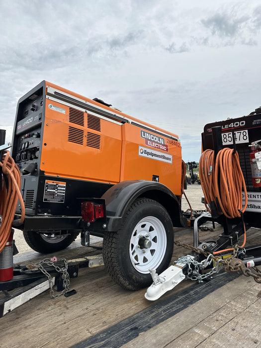 2022 Lincoln Electric LE400 Kubota V1505, Trlr, Cable Rack, Light Kit, ES Decals, T3