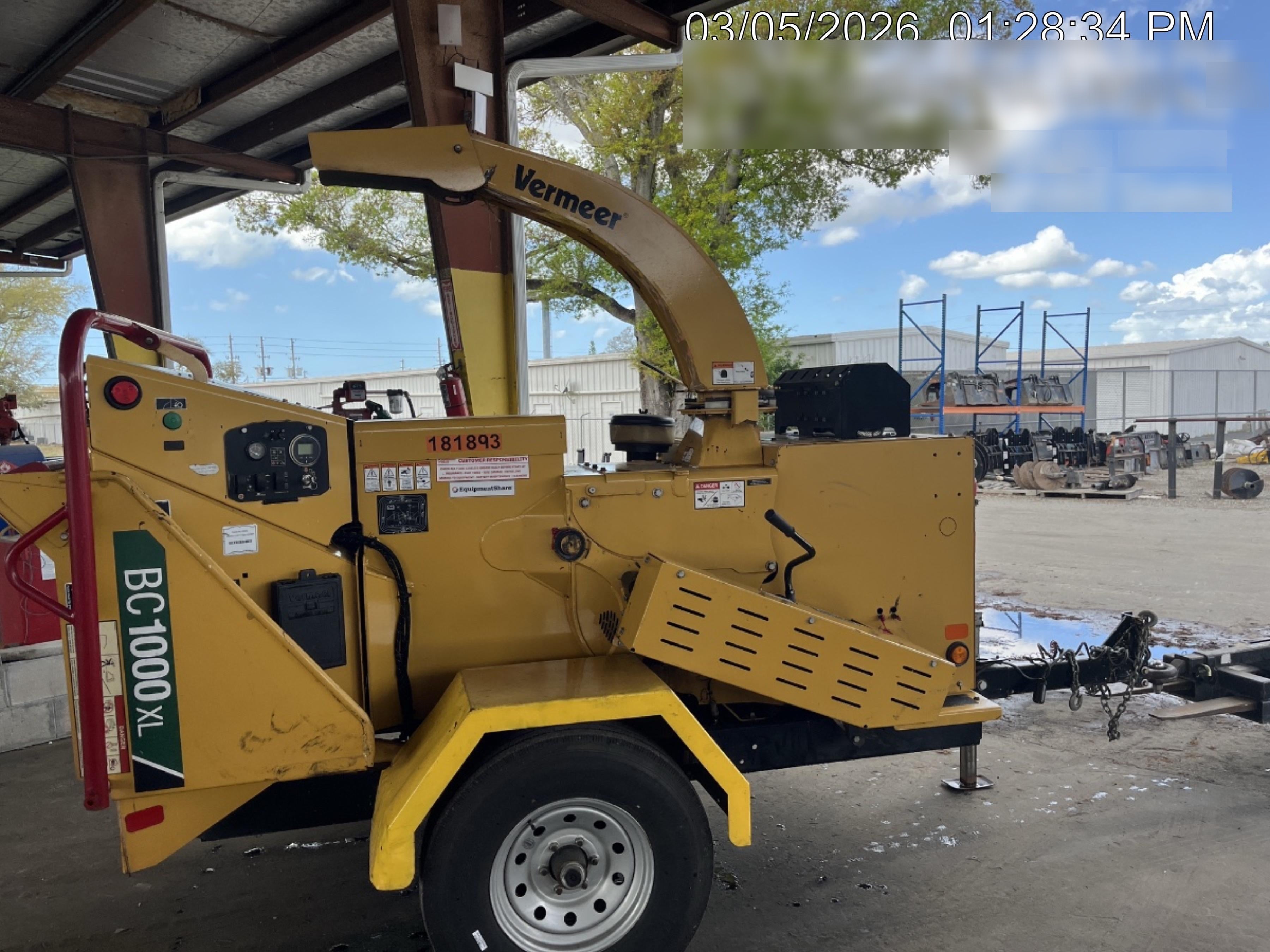 2021 VERMEER BC1000XL Diesel