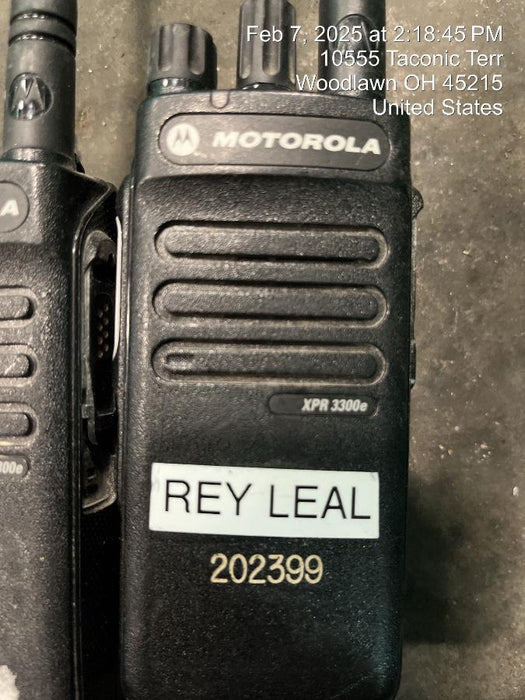 2021 MOTOROLA XPR3300E