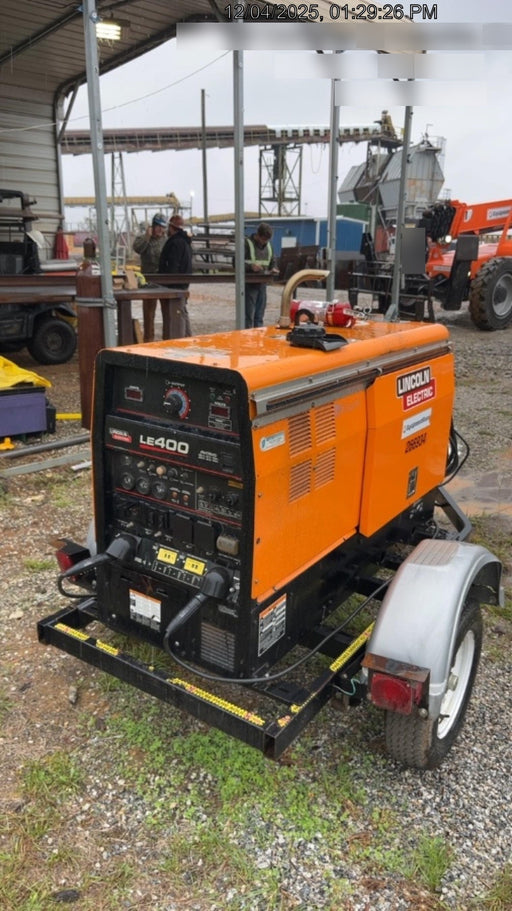 2022 Lincoln Electric LE400 Kubota V1505, Trlr, Cable Rack, Light Kit, ES Decals, T3