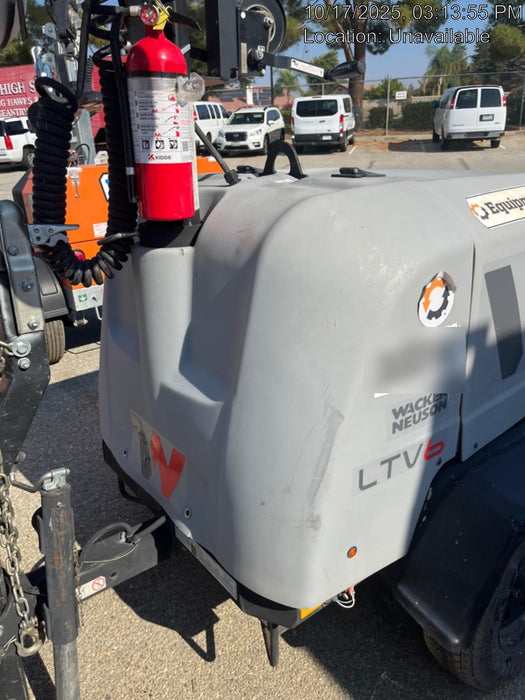 2019 Wacker Neuson LTV6L-MH Wacker Neuson LTV6L Mobile Light Tower w/Fuel Level Sensor Installed