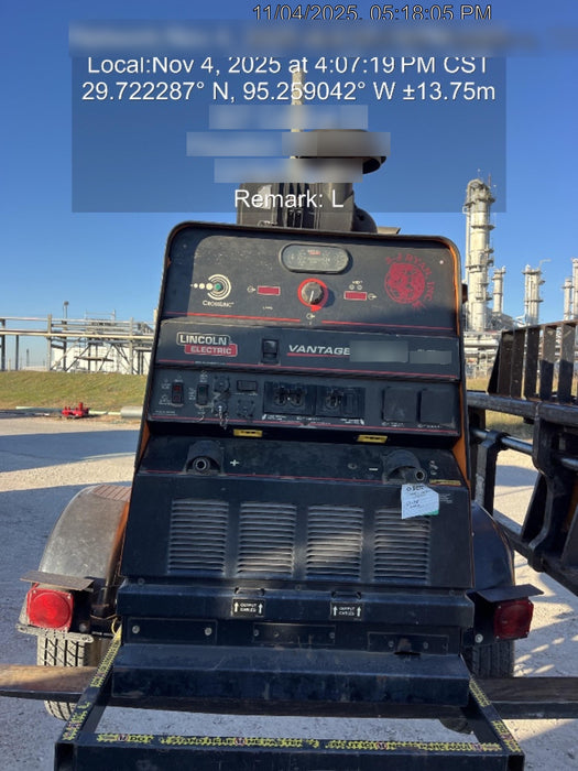 2021 Lincoln Electric Vantage 549X VANTAGE 549X READY-PAK 3 (EQUIPMENTSHARE)