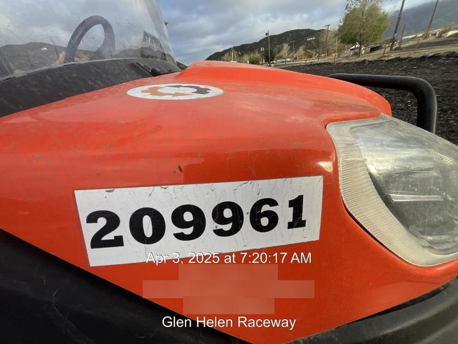 2022 Kubota RTV-X1140W-H Plastic Canopy, Windshield Acrylic Clear, LED Strobe Light, Wire Harness Kit, Back up Alarm