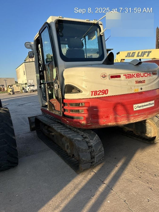 2020 Takeuchi TB290C Cab/Heat/Air, Rubber Tracks, Manual TAG QC