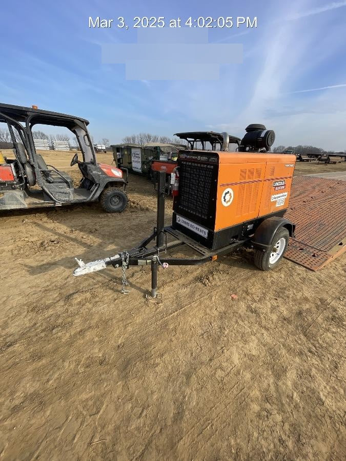 2021 Lincoln Electric Vantage 549X Ready Pak 3, ORANGE (includes trailer, cable rack, fender light kit)