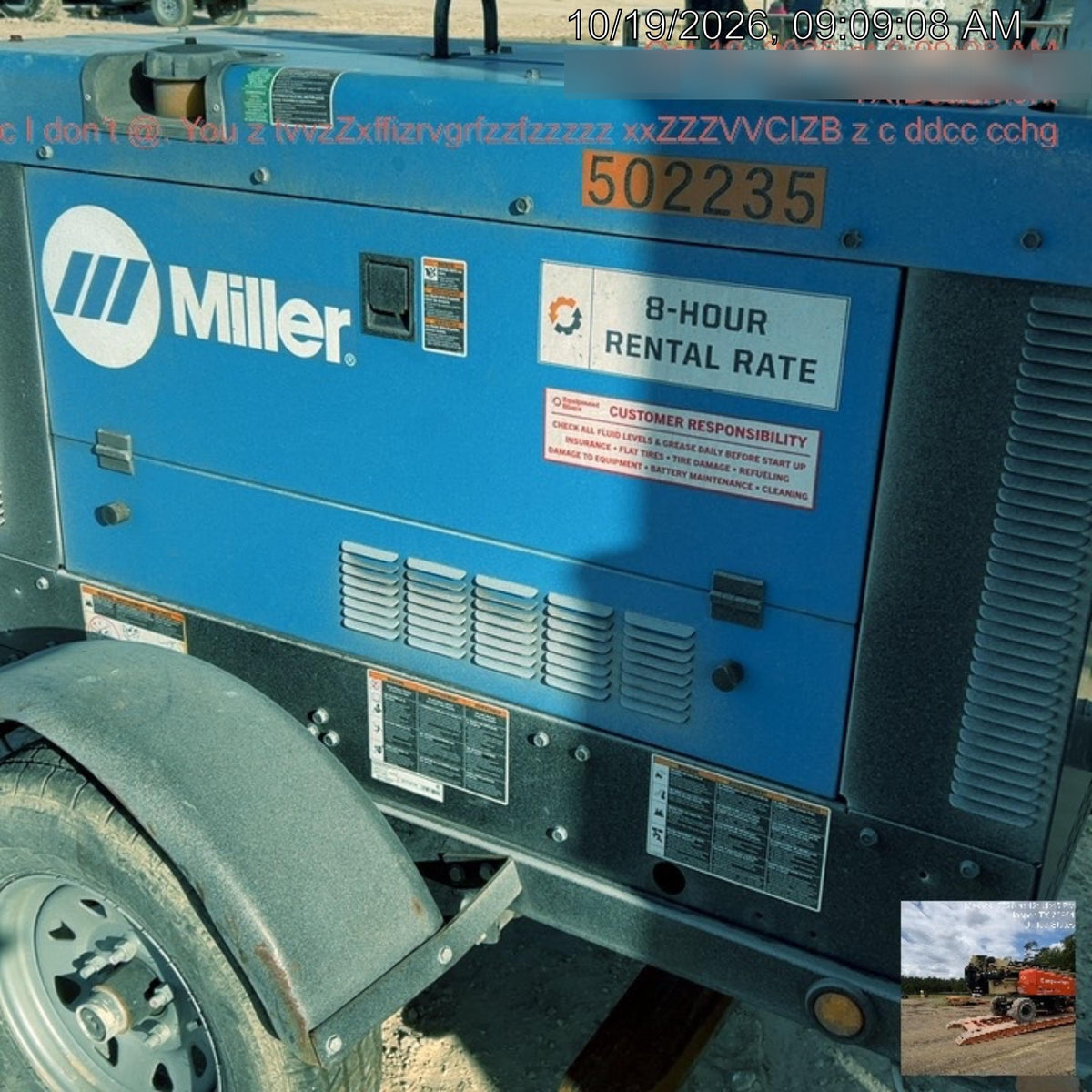 2025 MILLER ELECTRIC BIG BLUE 400