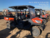 2022 Kubota RTV-X1140W-H Plastic Canopy, Windshield Acrylic Clear, LED Strobe Light, Wire Harness Kit, Back up Alarm