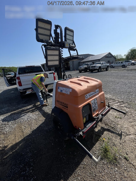 2023 Generac MLT2 Diesel, Flex Switch 120V Input, Powerzone Controller, 
(4) 320W LED Lights, 4kW Generator, 39.9 Gal Fuel Tank, 2" Ball, T3