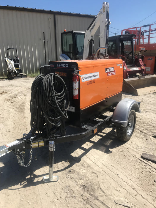 2022 Lincoln Electric LE400 Kubota V1505, Trlr, Cable Rack, Light Kit, ES Decals, T3