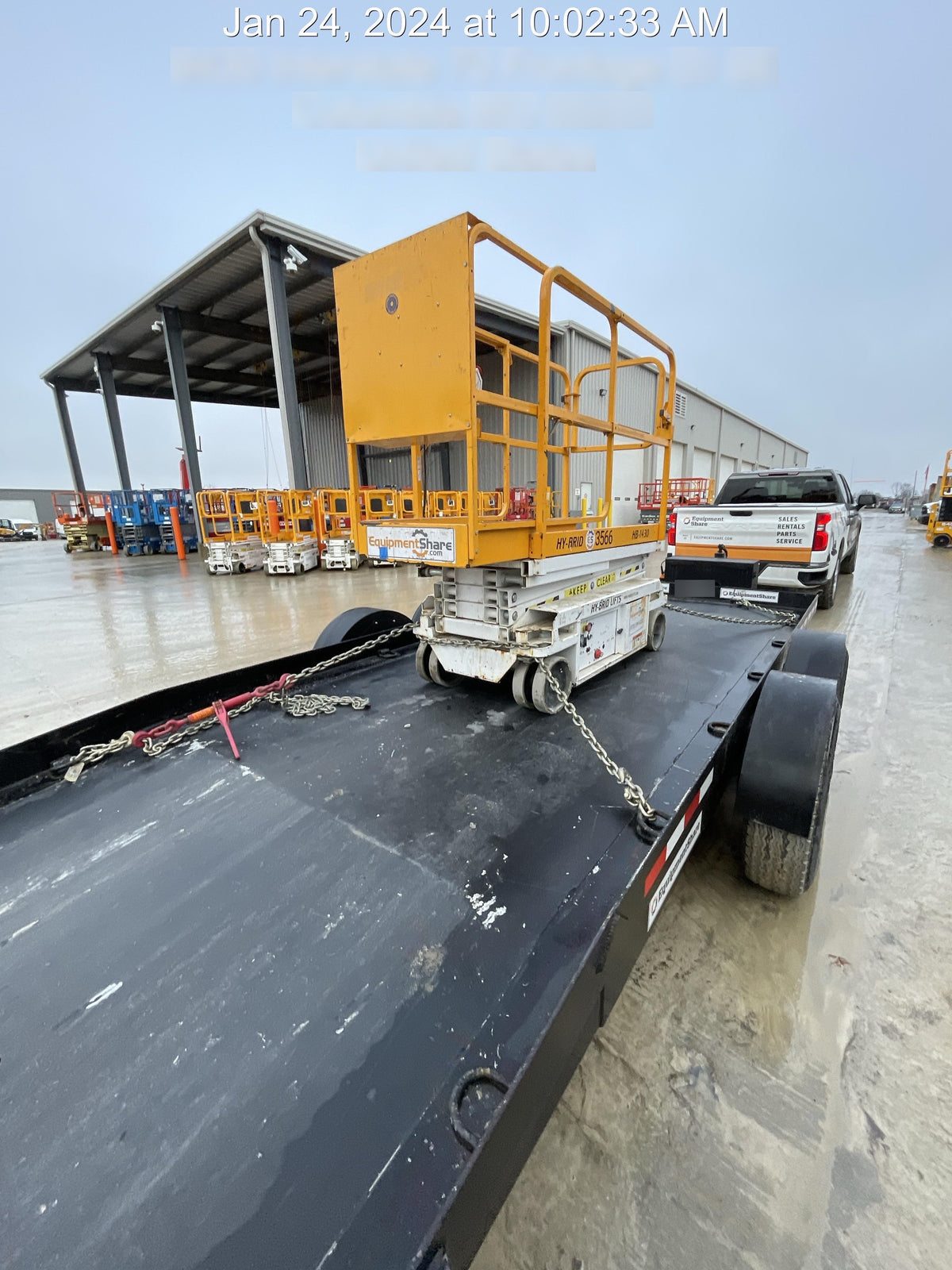Custom Equipment HB-1430 Hy-Brid Scissor Lift
Platform capacity up to 670 lbs
Working height up to 20 ft
Weighs under 1,700 lbs
Non-marking wheels