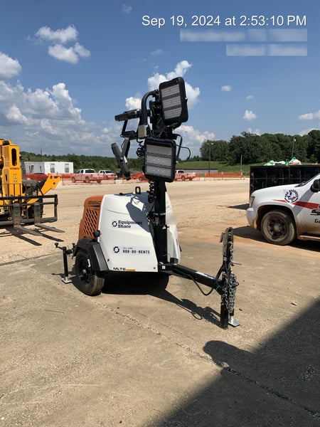 2024 Generac MLT2 Diesel, Flex Switch 120V Input, Powerzone Controller, 
(4) 320W LED Lights, 4kW Generator, 39.9 Gal Fuel Tank, 2" Ball, T3