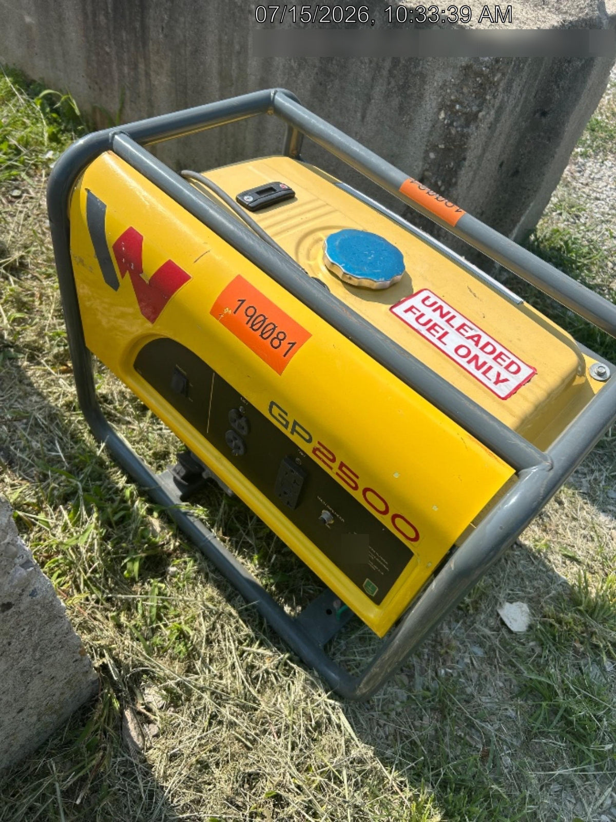 2021 WACKER NEUSON GP2500A
