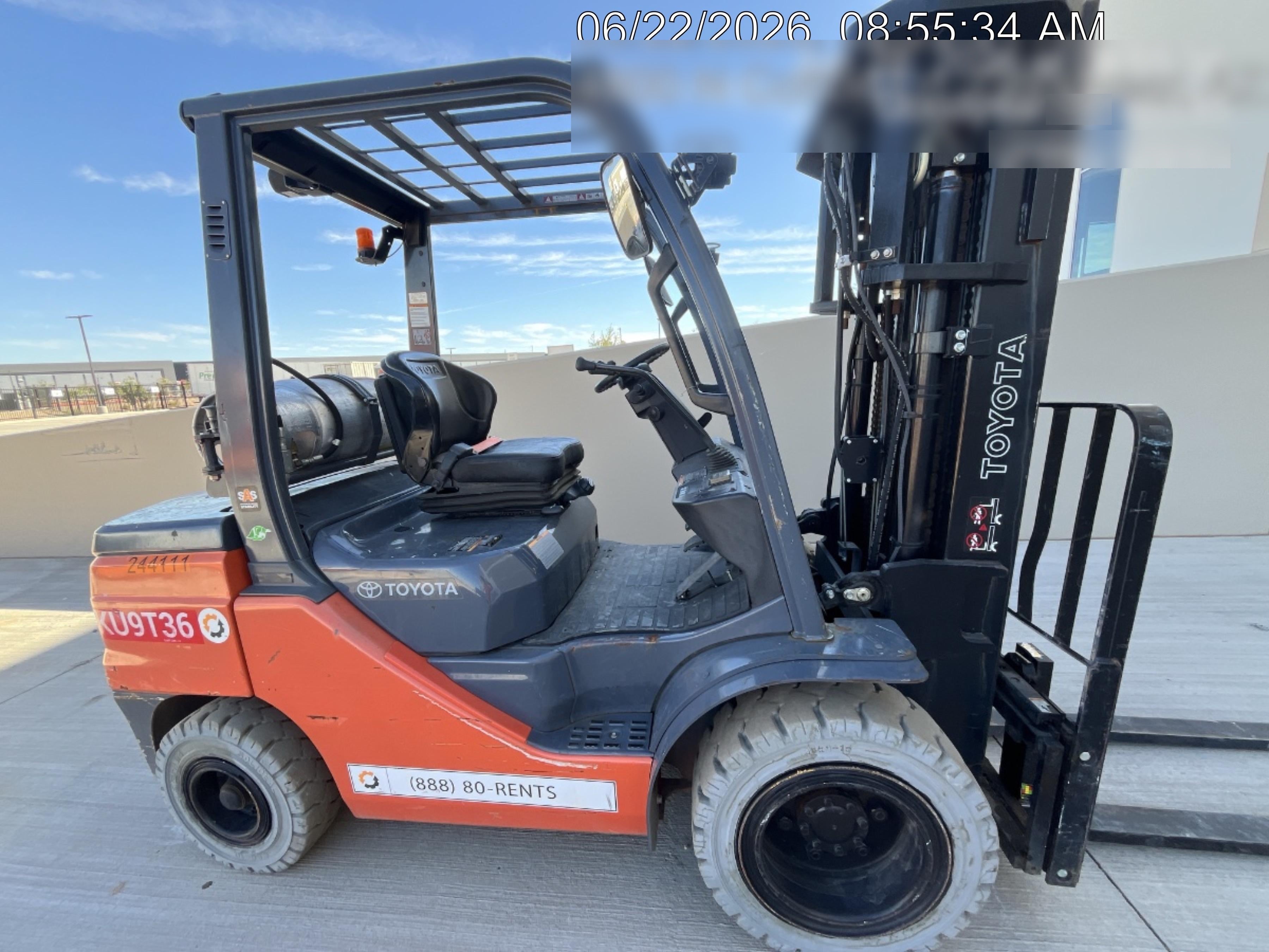 2022 TOYOTA 50-8FGU30 LP - Quad