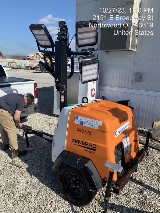 2023 Generac MLT2 Diesel, Flex Switch 120V Input, Powerzone Controller, (4) 320W LED Lights, 4kW Generator, 39.9 Gal Fuel Tank, 2" Ball, T3