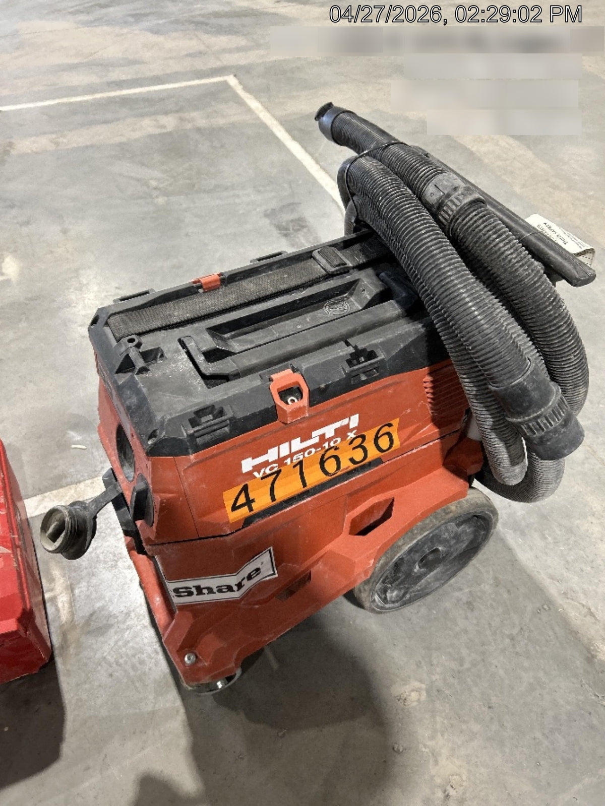 2024 HILTI VC 150-10 X