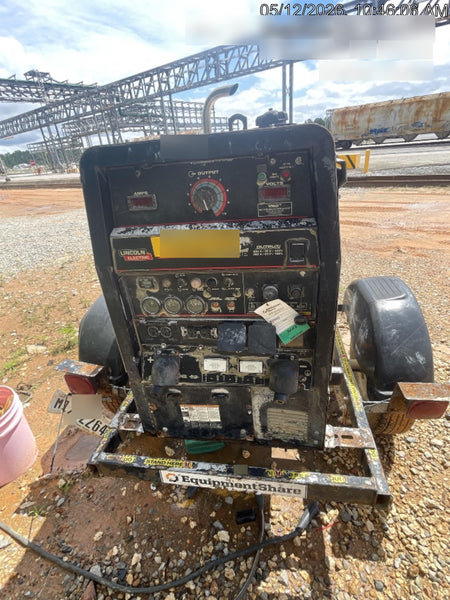 2019 Lincoln Electric Vantage 322 Welder Ready-Pak 3, Two wheel trailer, Fender and Light kit, Cable Rack